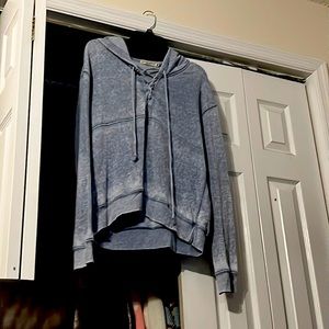 Chance or Fate Blue Lace Up Hoodie